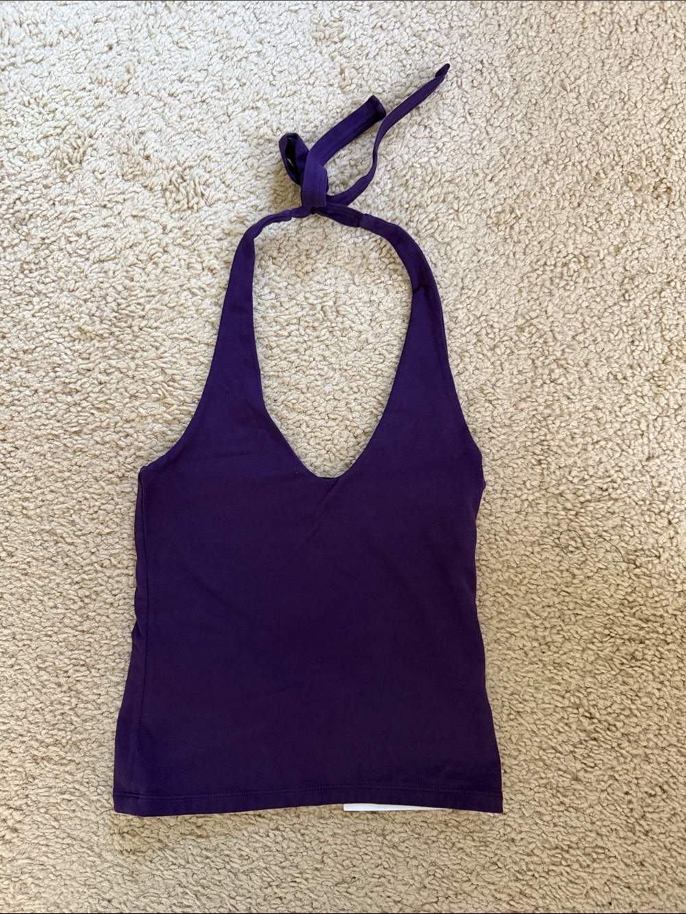 Brandy melville purple Elly halter top